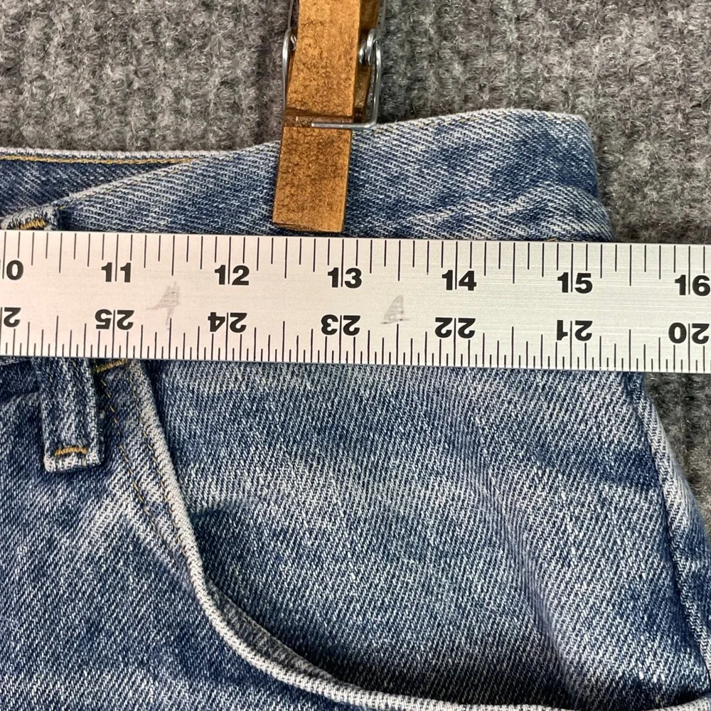 Wrangler Denim Shorts Mens 32 Blue Relaxed Fit 606W1MS Jean Shorts Casual Cotton